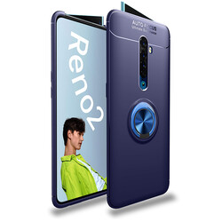 Oppo Reno 2Z Case Zore Ravel Silicon Cover Blue