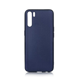 Oppo Reno 3 Case Zore Premier Silicon Cover Navy blue