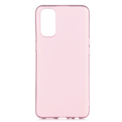 Oppo Reno 4 Case Zore Premier Silicon Cover Rose Gold