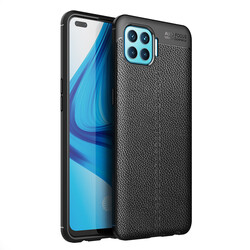 Oppo Reno 4 Lite Case Zore Niss Silicon Cover Black