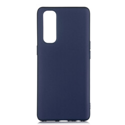 Oppo Reno 4 Pro 4G Case Zore Premier Silicon Cover Navy blue