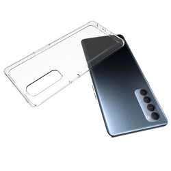 Oppo Reno 4 Pro 4G Case Zore Süper Silikon Cover Colorless