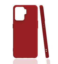 Oppo Reno 5 Lite Case Zore Biye Silicon Red