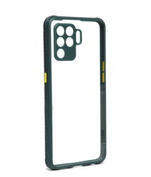 Oppo Reno 5 Lite Case ​​Zore Kaff Cover Dark Green