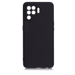 Oppo Reno 5 Lite Case Zore Premier Silicon Cover Black