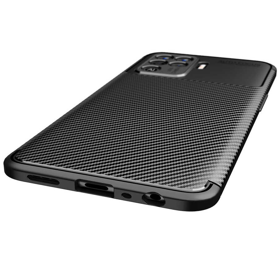 Oppo Reno 5 Lite Kılıf Zore Negro Silikon Kapak - 5
