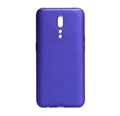 Oppo Reno Z Kılıf Zore Premier Silikon Kapak Saks Mavi