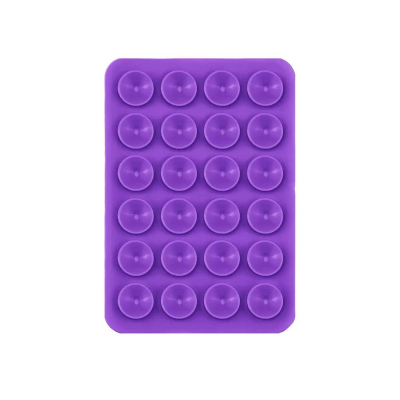 Öpücüklü 02 Silicone Phone Holder 6,50cm x 10cm Purple