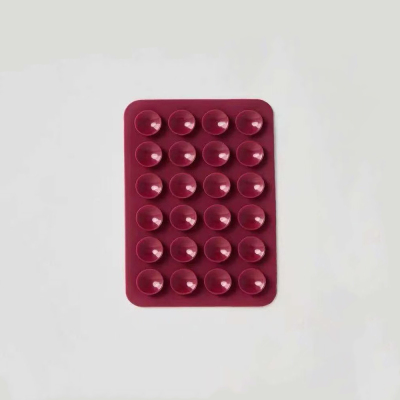 Öpücüklü 02 Silicone Phone Holder 6,50cm x 10cm Plum