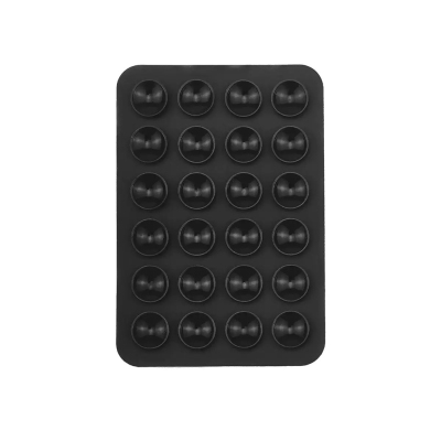Öpücüklü 02 Silicone Phone Holder Black