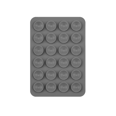Öpücüklü 02 Silicone Phone Holder Grey