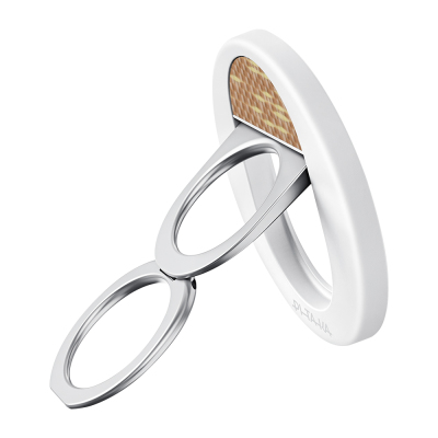 Pitaka Aramid Fiber Glints of Gold Series MagEZ Grip 3 Magnetic Ring Stand Phone Holder Gold