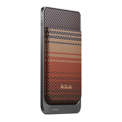 Pitaka Sunset Series MagMod Card Holder and Charging Set (Compatible with Plaud Note) Brown