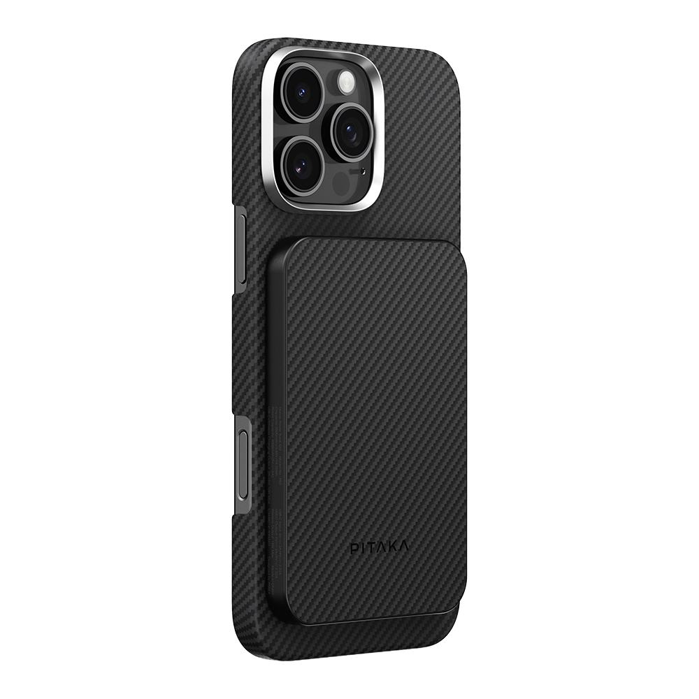 Pitaka Tactile Woven Qi2 Charging Technology Aramid Fiber M-Safe Powerbank 15W 5000mAh - 19