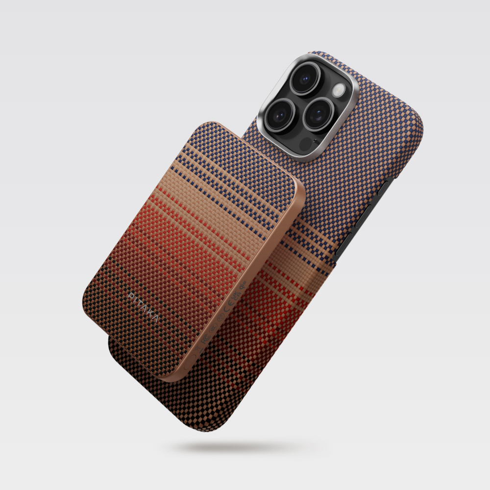 Pitaka Tactile Woven Qi2 Şarj Teknolojili Aramid Fiber M-Safe Powerbank 15W 5000mAh - 32