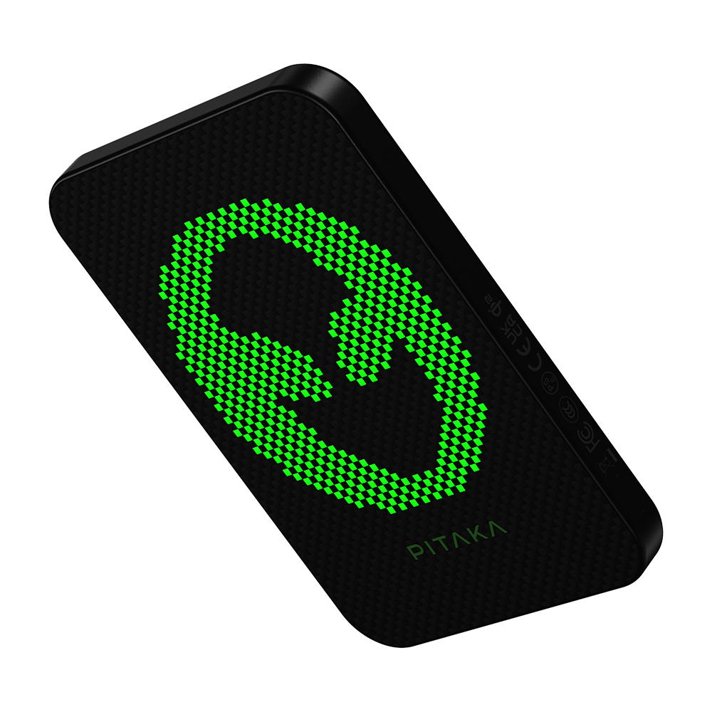 Pitaka Tactile Woven Qi2 Şarj Teknolojili Aramid Fiber M-Safe Powerbank 15W 5000mAh - 13