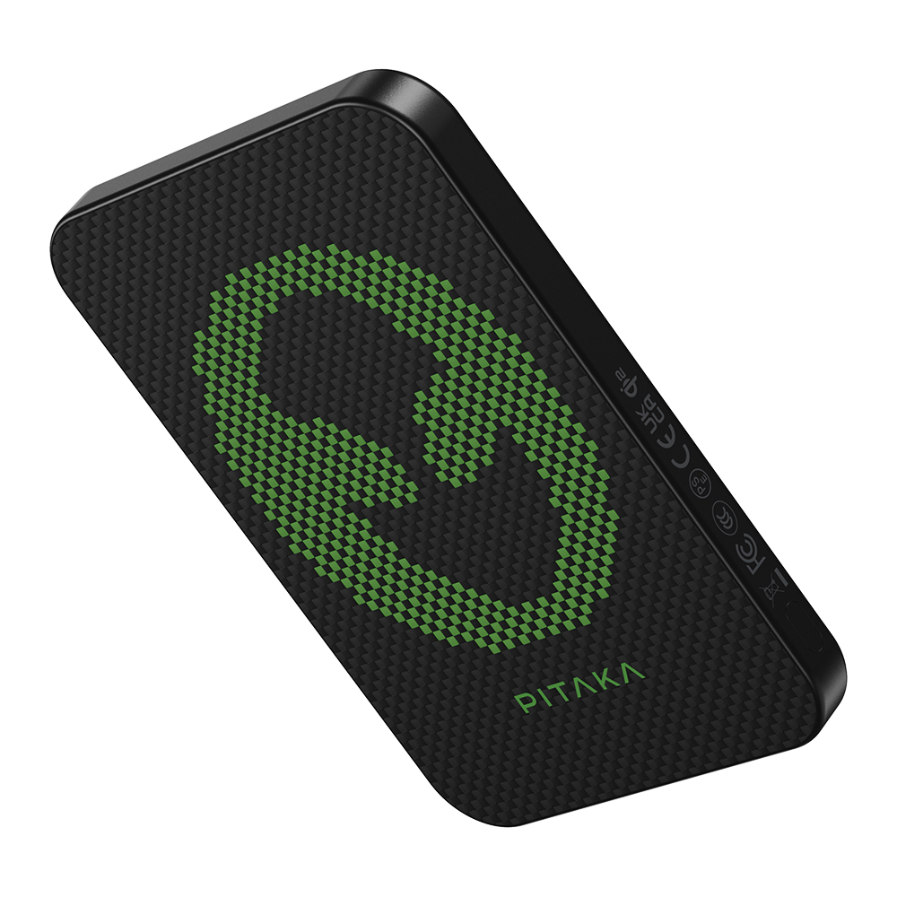Pitaka Tactile Woven Qi2 Şarj Teknolojili Aramid Fiber M-Safe Powerbank 15W 5000mAh - 15