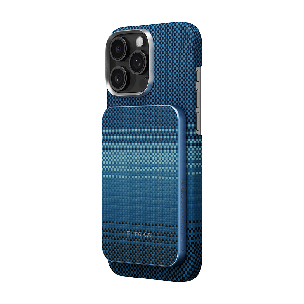 Pitaka Tactile Woven Qi2 Şarj Teknolojili Aramid Fiber M-Safe Powerbank 15W 5000mAh - 17