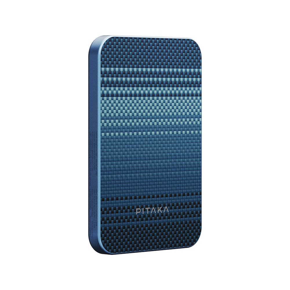 Pitaka Tactile Woven Qi2 Şarj Teknolojili Aramid Fiber M-Safe Powerbank 15W 5000mAh - 30