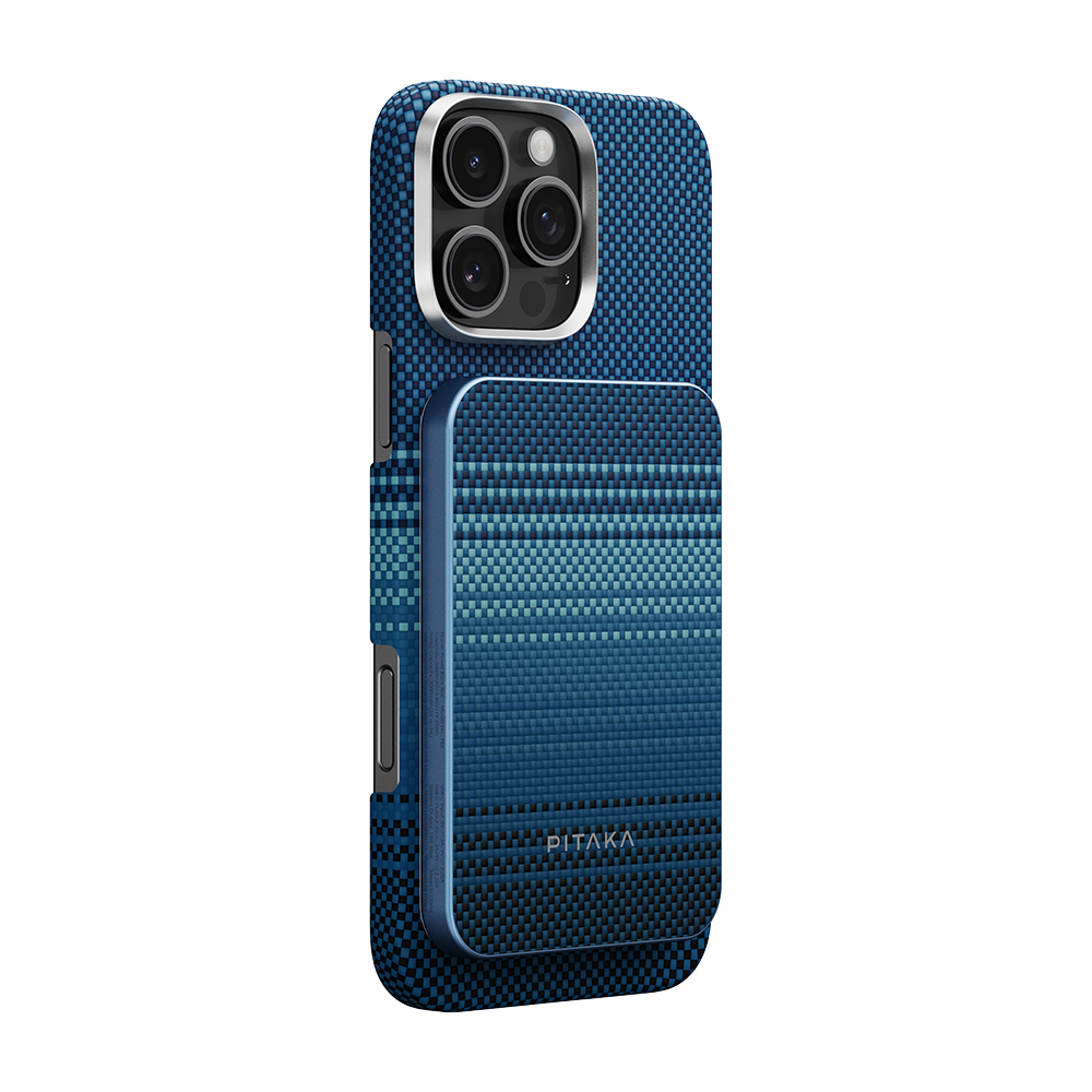 Pitaka Tactile Woven Qi2 Şarj Teknolojili Aramid Fiber M-Safe Powerbank 15W 5000mAh - 16