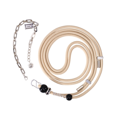 Pynana Charm Series 2 in 1 rope phone neck hanger rope Cream