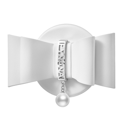 Pynana LunaBow Series Magnetic Ring Stand Phone Holder White