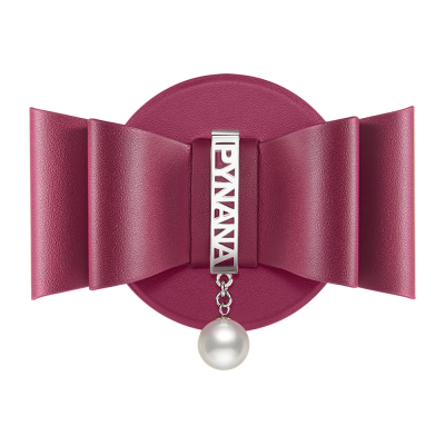 Pynana LunaBow Serisi Magnetik Ring Stand Telefon Tutucu Bordo