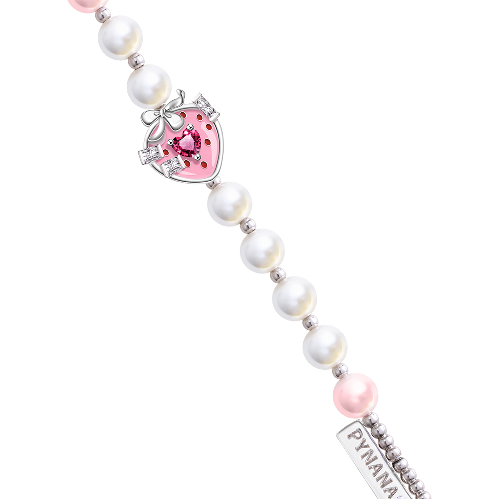 Pynana Sweet Berry Series Pearl Stone Phone Neck Hanger Rope - 3