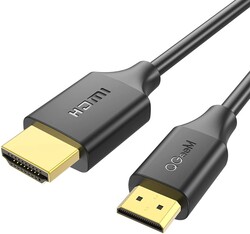 Qgeem QG-AV19 Micro HDMI To Micro Usb Kablo 1.83M Siyah