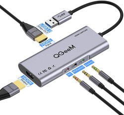 Qgeem QG-CA01 HDMI Hub Siyah