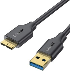 Qgeem QG-CVQ22 Usb To Micro Usb Kablo 0.91M Siyah