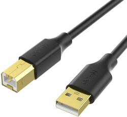 Qgeem QG-CVQ23 Usb Type-A To Usb Type-B Cable 3.05M Black