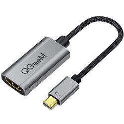 Qgeem QG-HD09 Mini Display Port To HDMI To Converter Black