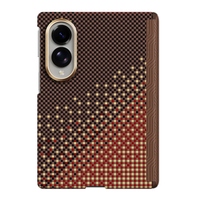 Raptic Aramid SkinPro Serenity Series Case for Galaxy Z Fold 8 with M-Safe Charging Support Brown