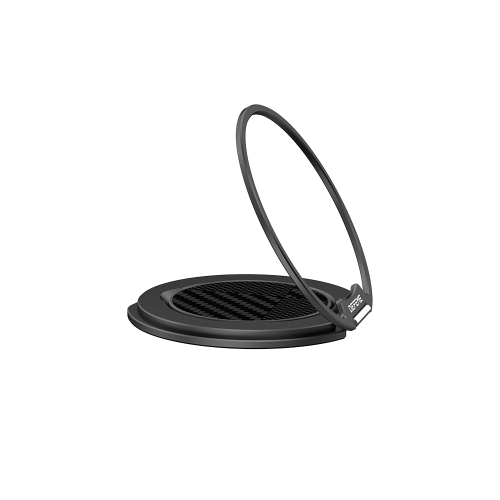 Raptic Defeme FreeFlow 360 Degree Rotatable Carbon Fiber Design Finger Ring Stand - 13