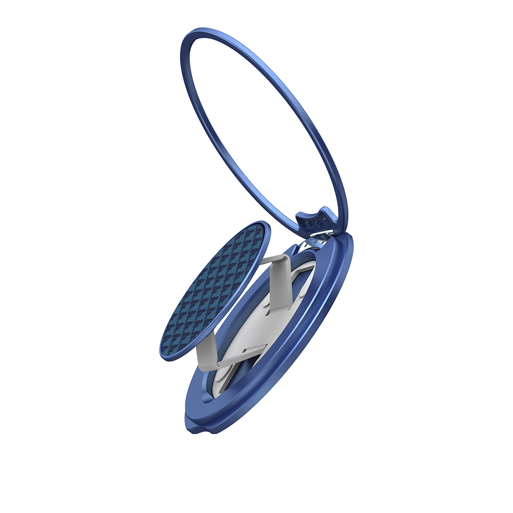 Raptic Defeme FreeFlow 360 Degree Rotatable Carbon Fiber Design Finger Ring Stand - 21
