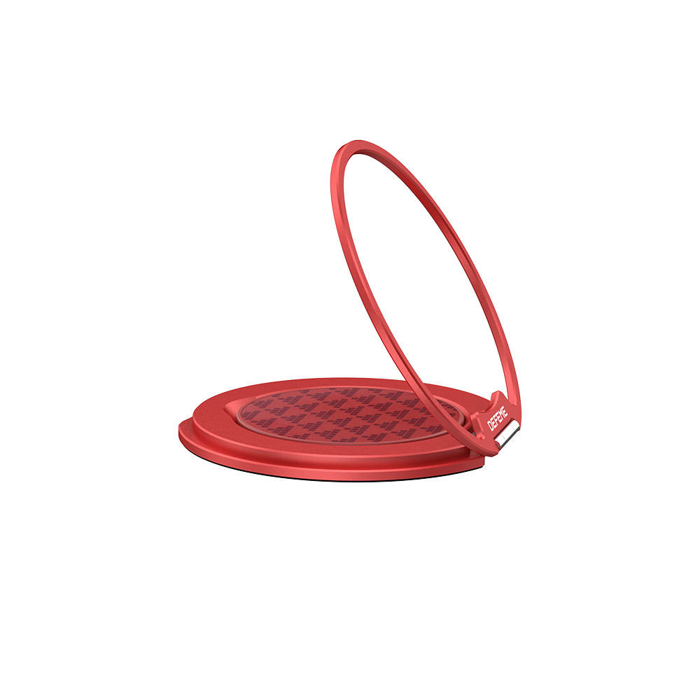 Raptic Defeme FreeFlow 360 Degree Rotatable Carbon Fiber Design Finger Ring Stand - 11