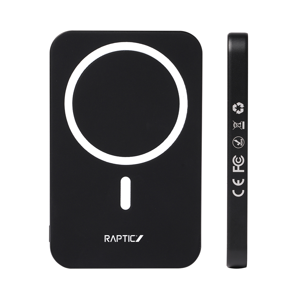 Raptic S4 Aramid-Skin M-safe Şarj Özellikli Ultra İnce 600D Powerbank 15W 5000mAh - 4