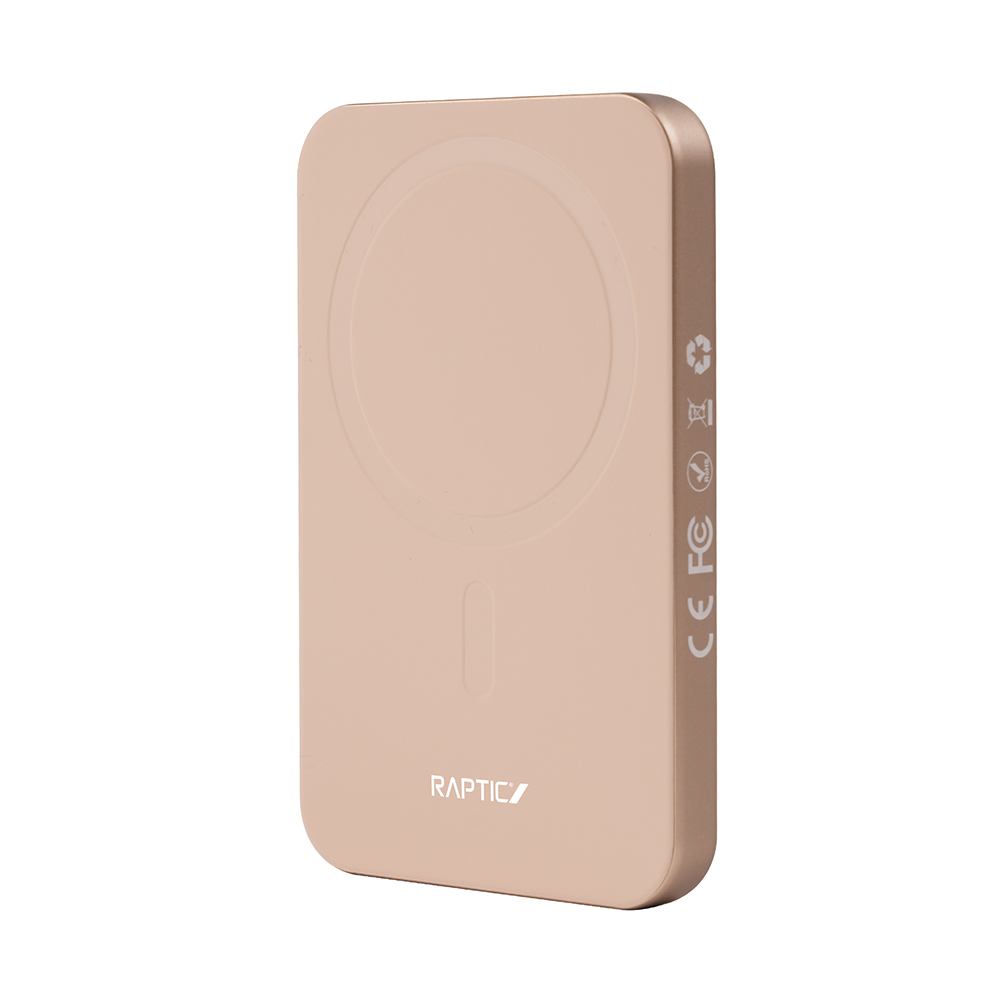 Raptic S4 Aramid-Skin Ultra-Slim Powerbank 15W 5000mAh with M-Safe Charging - 3