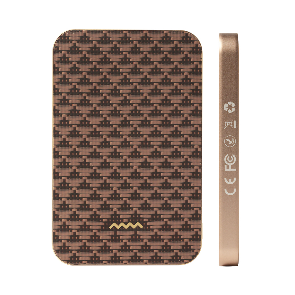 Raptic S4 Aramid-Skin Ultra-Slim Powerbank 15W 5000mAh with M-Safe Charging - 4