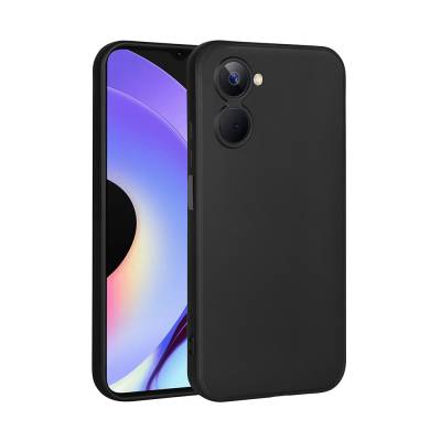 Realme 10 4G Case Zore Premier Silicone Cover Black