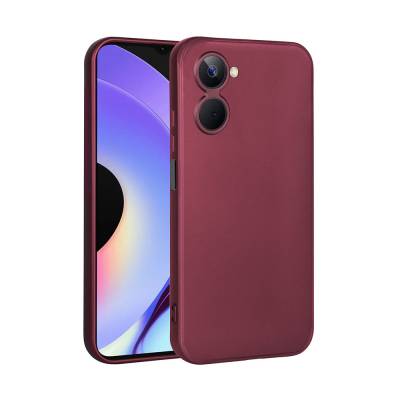 Realme 10 4G Case Zore Premier Silicone Cover Plum