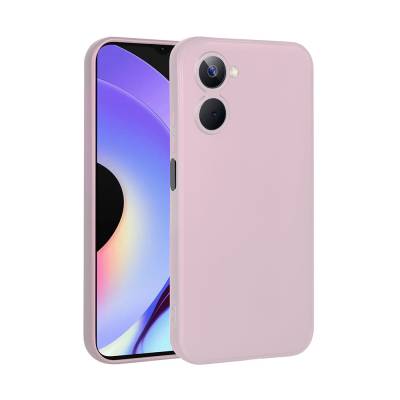 Realme 10 4G Case Zore Premier Silicone Cover Rose Gold