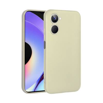 Realme 10 4G Case Zore Premier Silicone Cover Gold