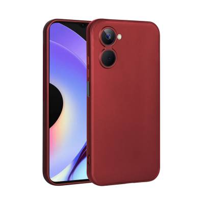 Realme 10 4G Case Zore Premier Silicone Cover Red