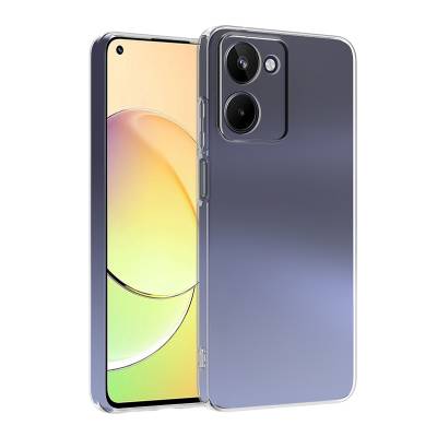 Realme 10 4G Kılıf Zore Süper Silikon Kapak Renksiz