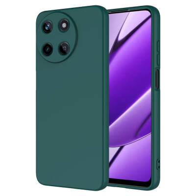 Realme 11 4G Case Zore Mara Lansman Cover Dark Green