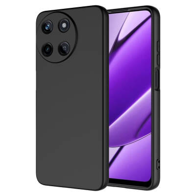 Realme 11 4G Case Zore Mara Lansman Cover Black