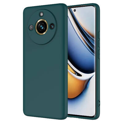 Realme 11 Pro Plus Case Zore Mara Launch Cover Dark Green