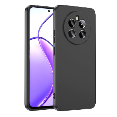 Realme 12 4G Case Zore Mara Launch Cover Black